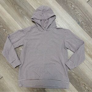 Tiny Button Apparel Bamboo Stripe Hoodie Kids (7/8) | Made in Canada